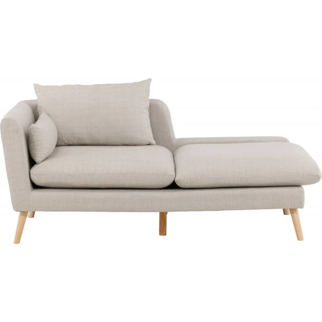 Tacoma 2-personers sofa, beige med lyse træben