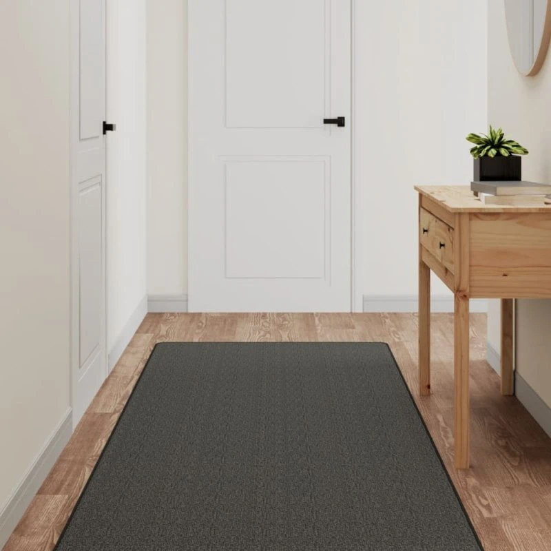 Tæppeløber 80x250 cm sisallook – Antracitgrå