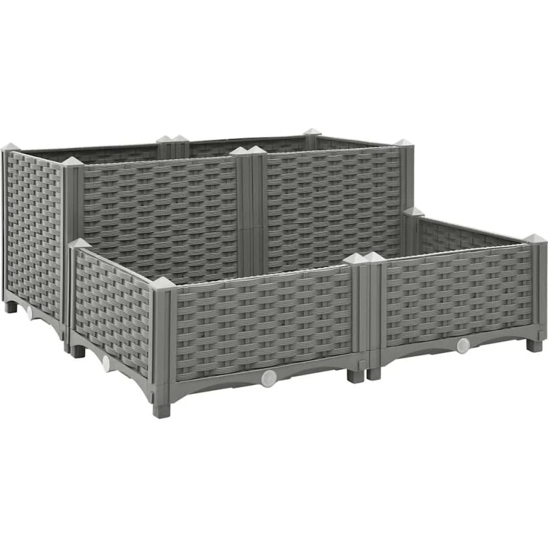 Højbed 80x80x38 cm i polypropylen