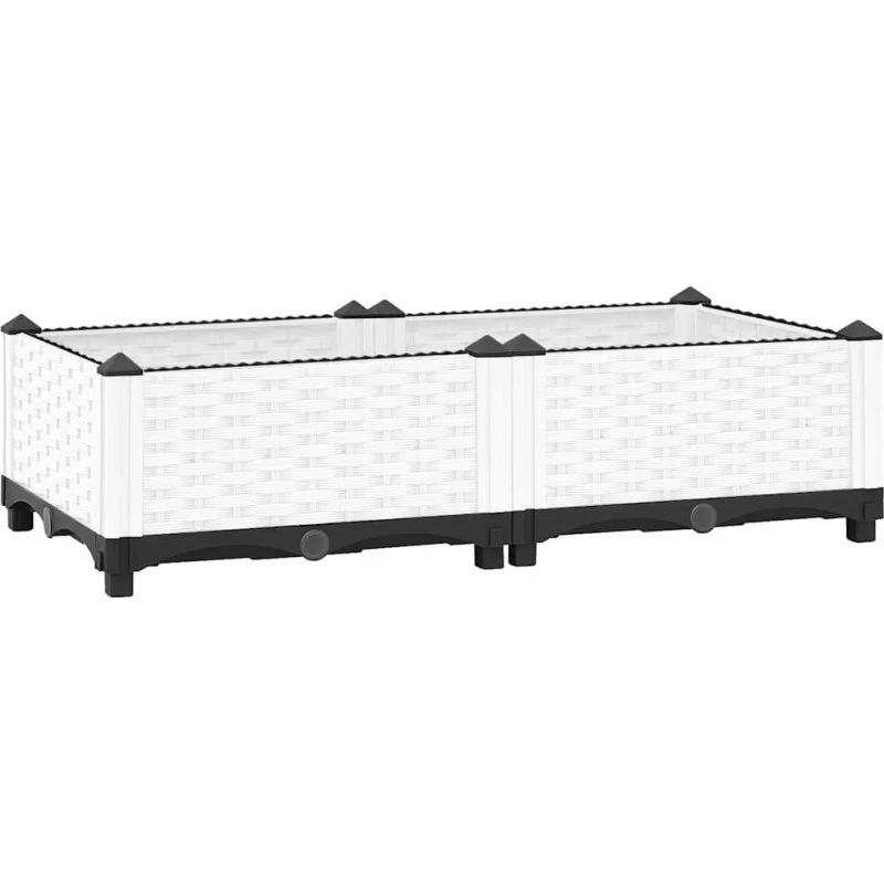Højbed 80x40x23 cm i polypropylen - robust og let