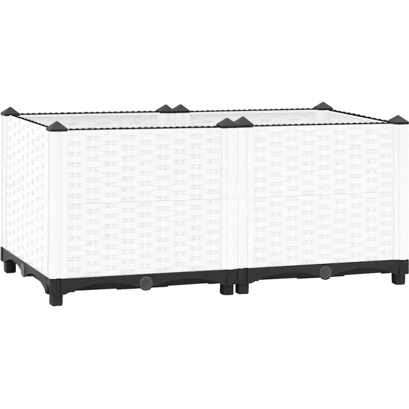 Højbed 80x40x38 cm i polypropylen – robust plantekasse