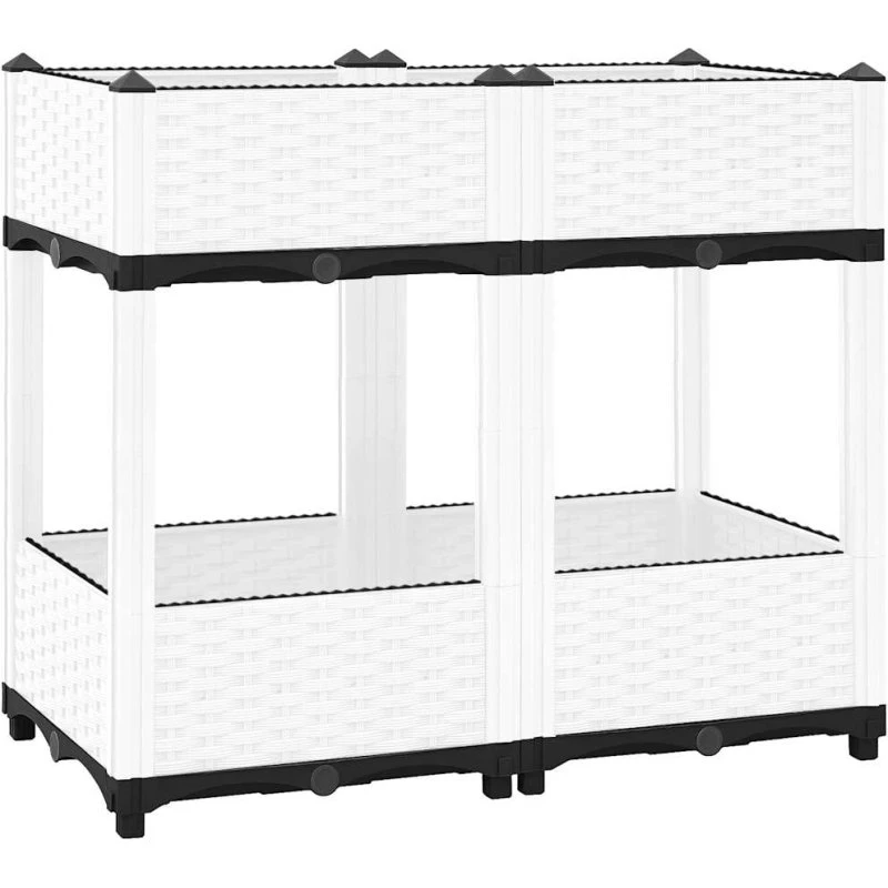 Højbed 80x40x71 cm i polypropylen