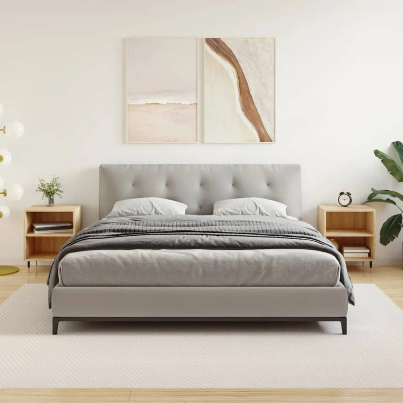 Sengeborde 2 stk. 40x30x50 cm i Sonoma-eg (konstrueret træ)