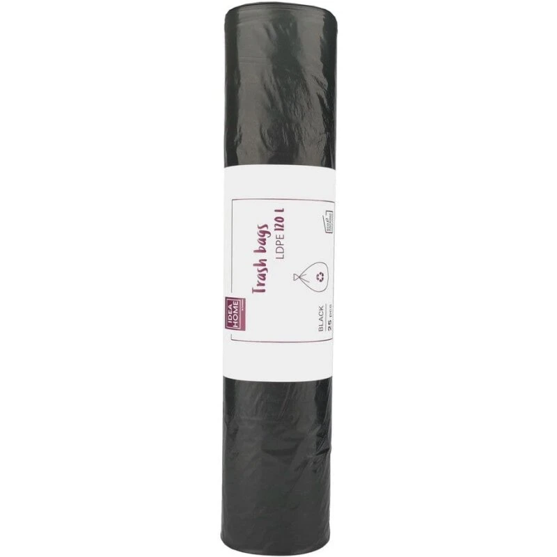 Sorte affaldssække 120 L – 25 stk