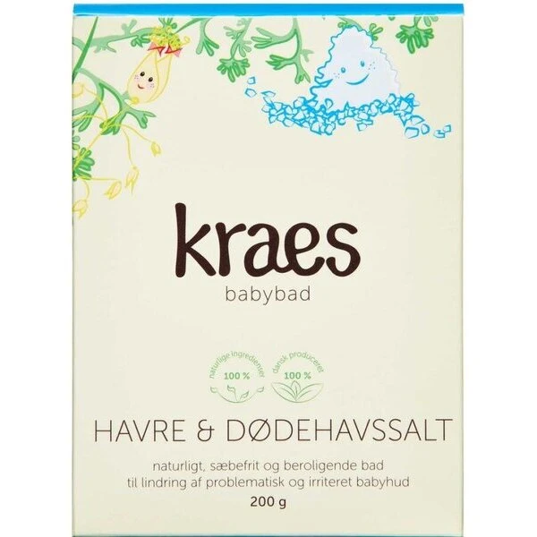 Kraes Babybad Havre & Dødehavssalt 200 g