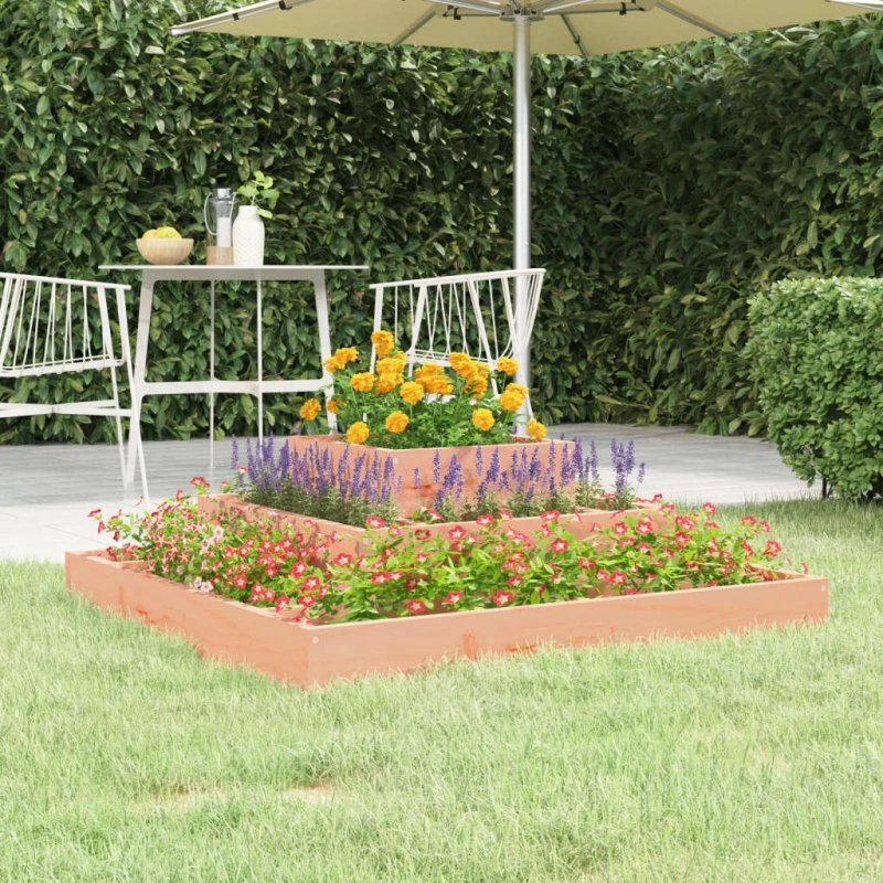 Plantekasse i massiv douglasgran 80×80×27 cm