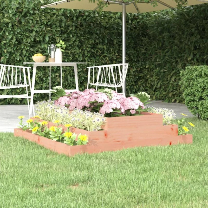 Plantekasse 110×110×27 cm – massiv douglasgran