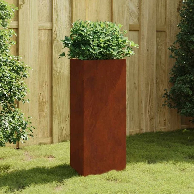 Plantekrukke i cortenstål 40x34,5x75 cm