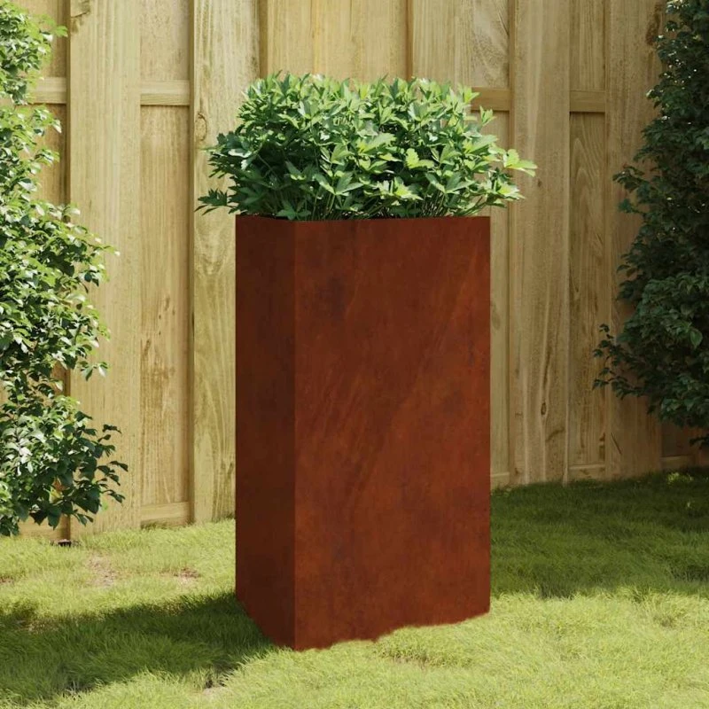 Plantekrukke i cortenstål 50×43×75 cm