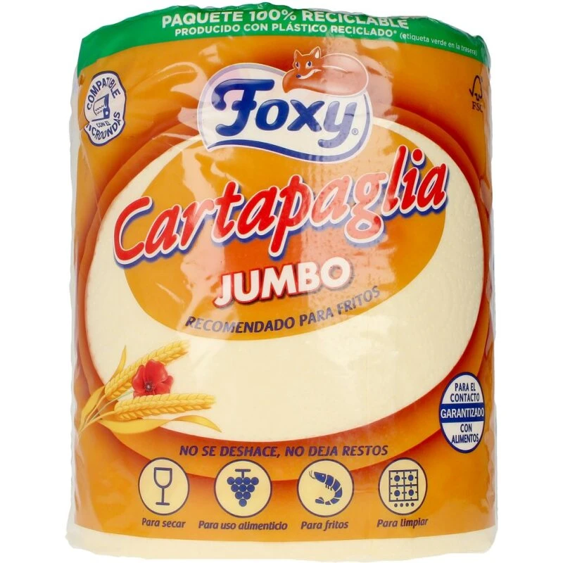 FOXY Cartapaglia Jumbo køkkenrulle 60 m