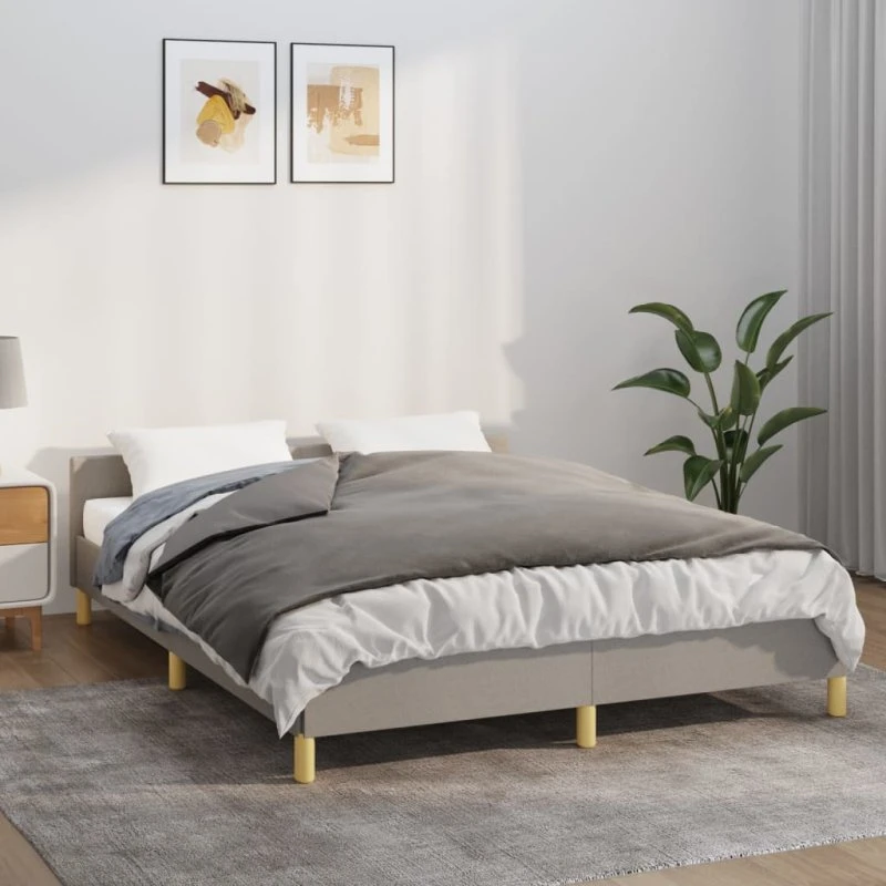 Tyngdetæppe med betræk 137x200 cm, 10 kg – Grå