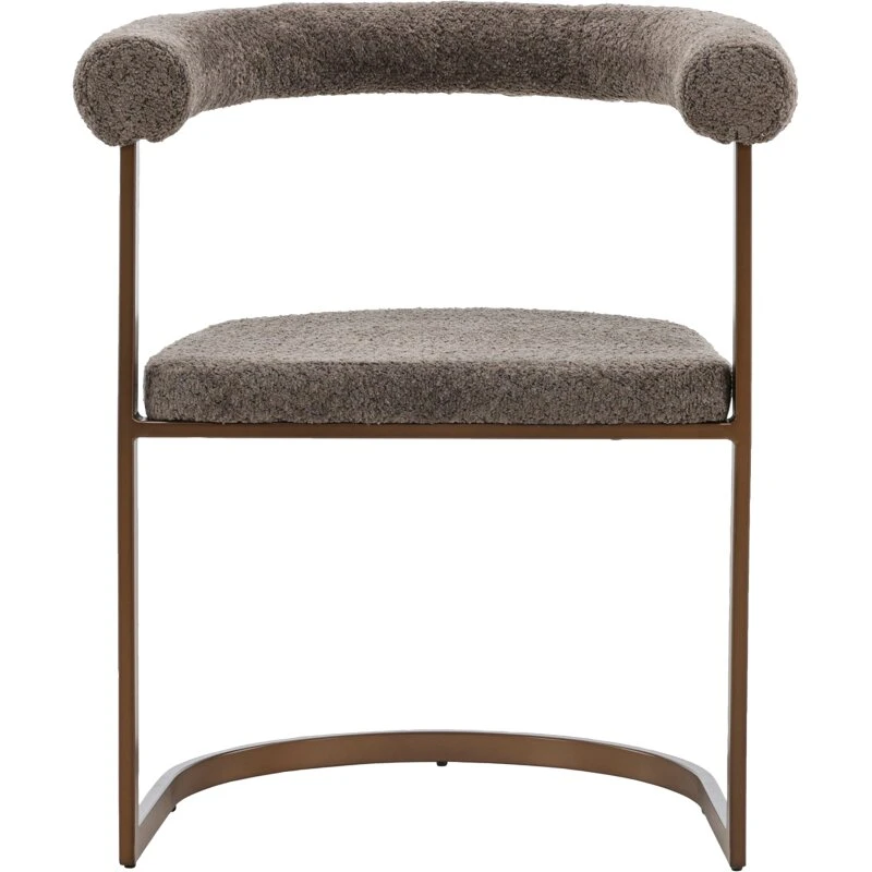 Venture Home Morgen spisebordsstol med armlæn - brun