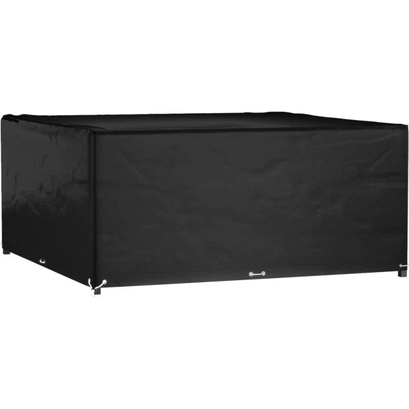 Havemøbelovertræk 250x250x90 cm, 16 øjer – PE, firkantet