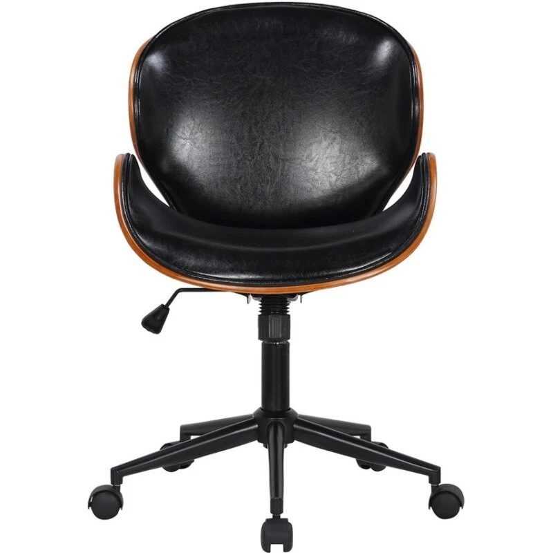 House of Sander Rind kontorstol, mørkt træ/sort