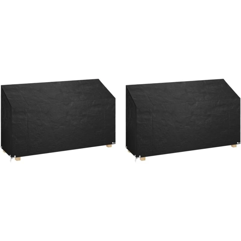 Overtræk til havebænke 2 stk. 210x70x70/88 cm – PE
