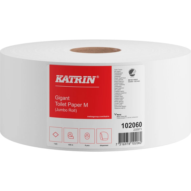 Katrin Gigant M 1-lags toiletpapir, hvid (102060)