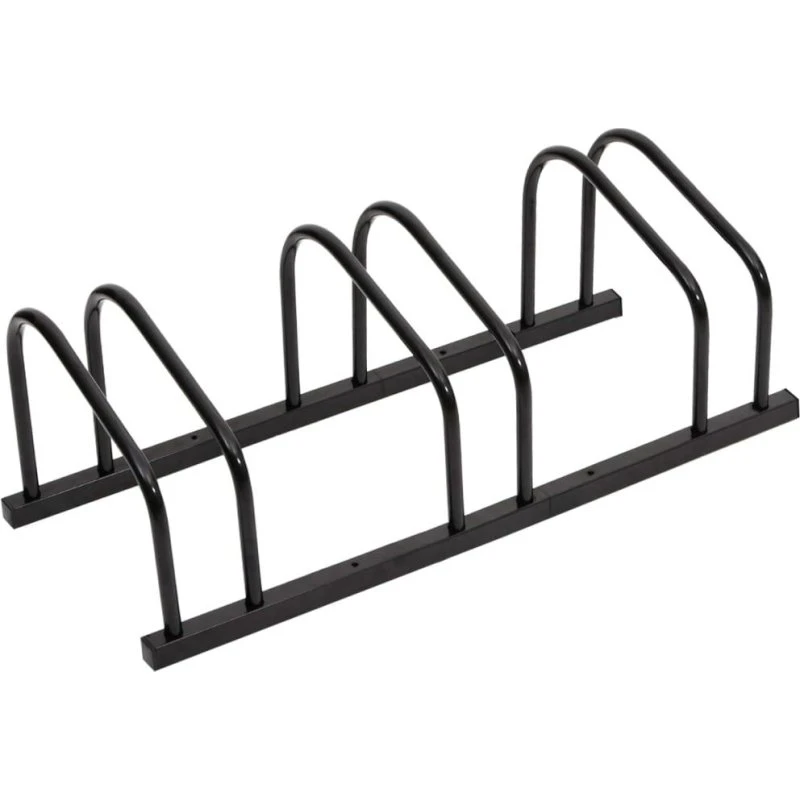 Cykelstativ til 3 cykler i stål – sort