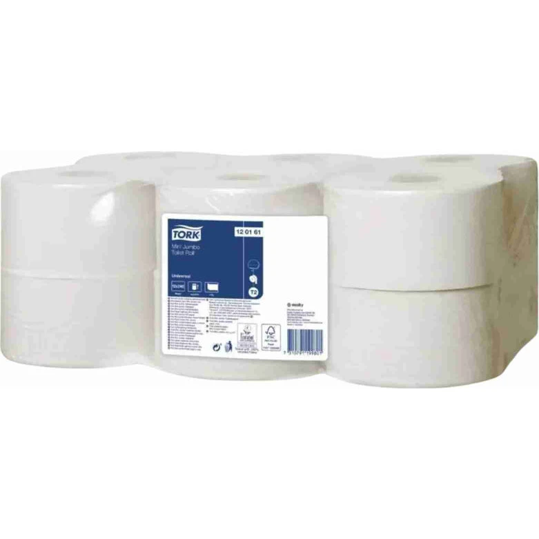 Tork T2 Mini Jumbo Universal 1-lags toiletpapir 240 m, 12 rl