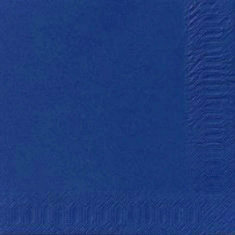 Duni 3-lags serviet 1/4-fold 33x33 cm mørkeblå 1000 stk
