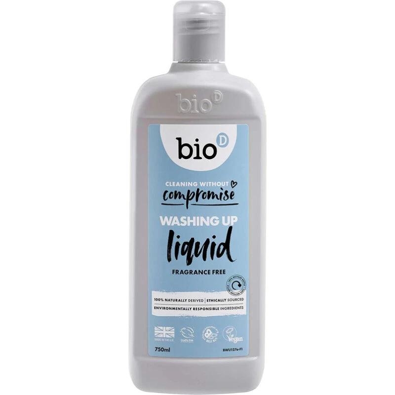 Bio-D Flydende Opvaskemiddel Uden Duft 750 ml