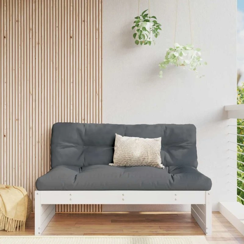 Midtermodul 120x80 cm i massivt fyrretræ - hvid