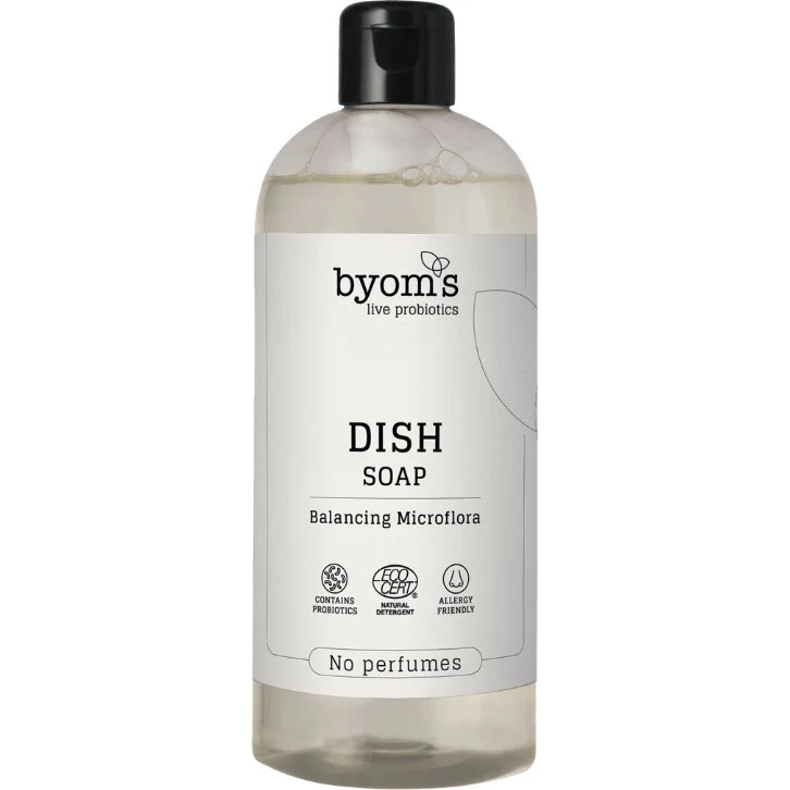 byoms Dish Soap Probiotic Ecocert 480 ml