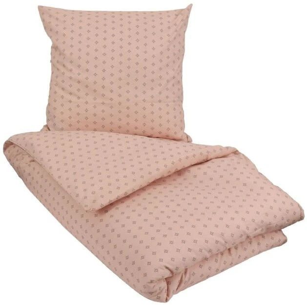 Soft & Pure Iben sengetøj 200x220 cm – Peach, 100% økologisk