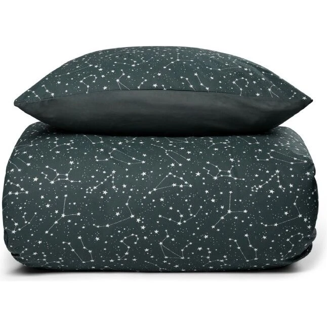 Borg Living dobbeltdyne-sengetøj 200x220 cm – Zodiac grøn