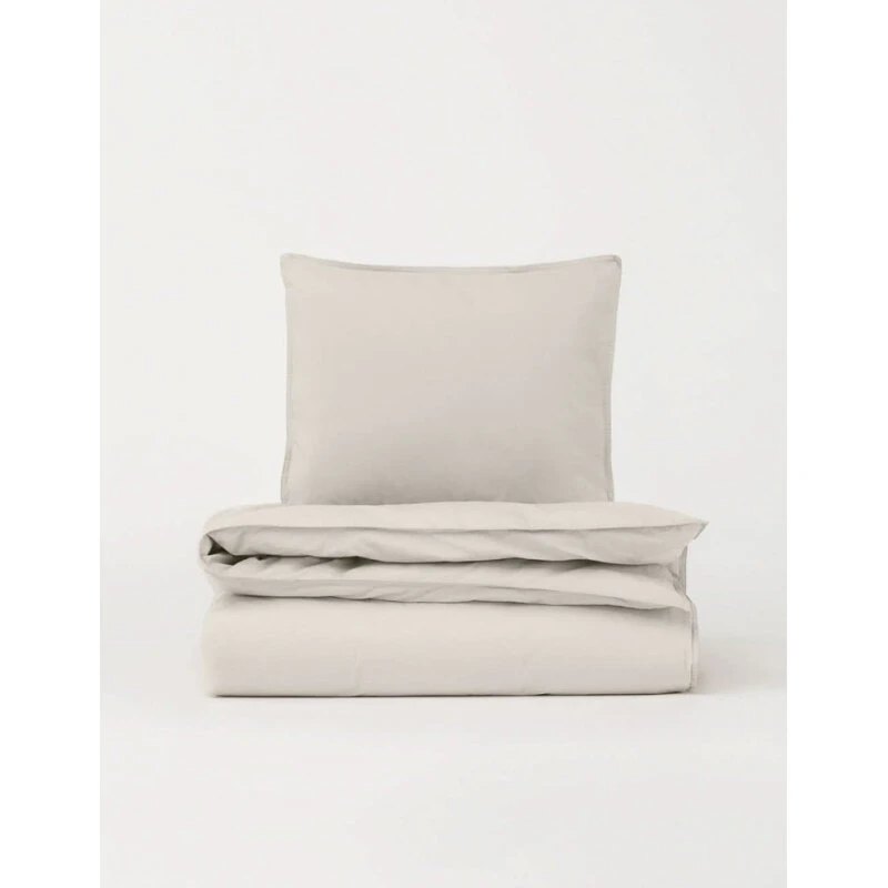 DAWN Percale sengetøj 140x200 cm – Ivory (lysegrå)