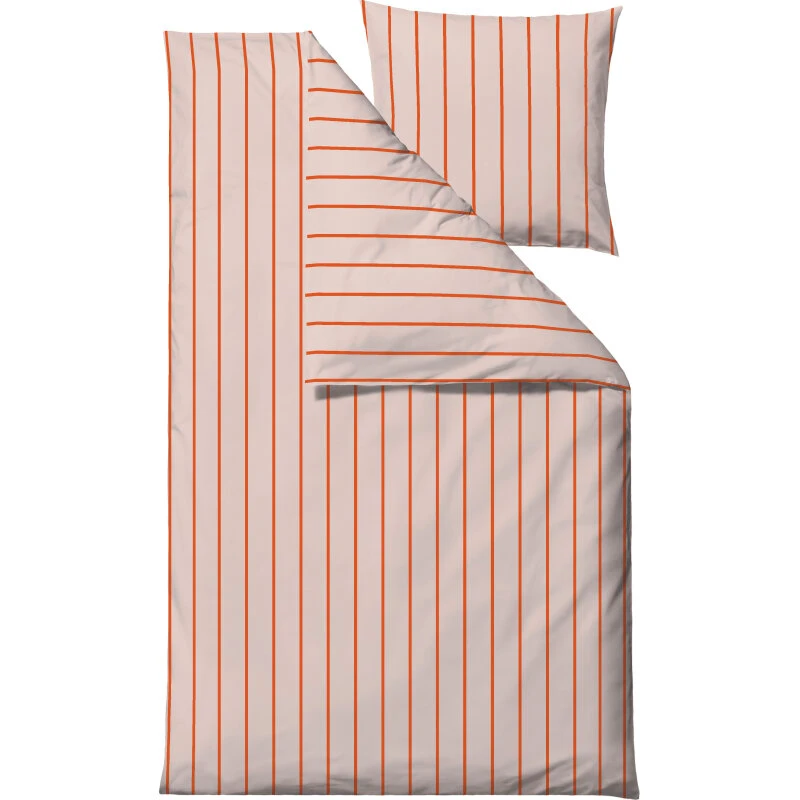 Södahl Echo sengetøj, Rose 140x220 cm – Økologisk