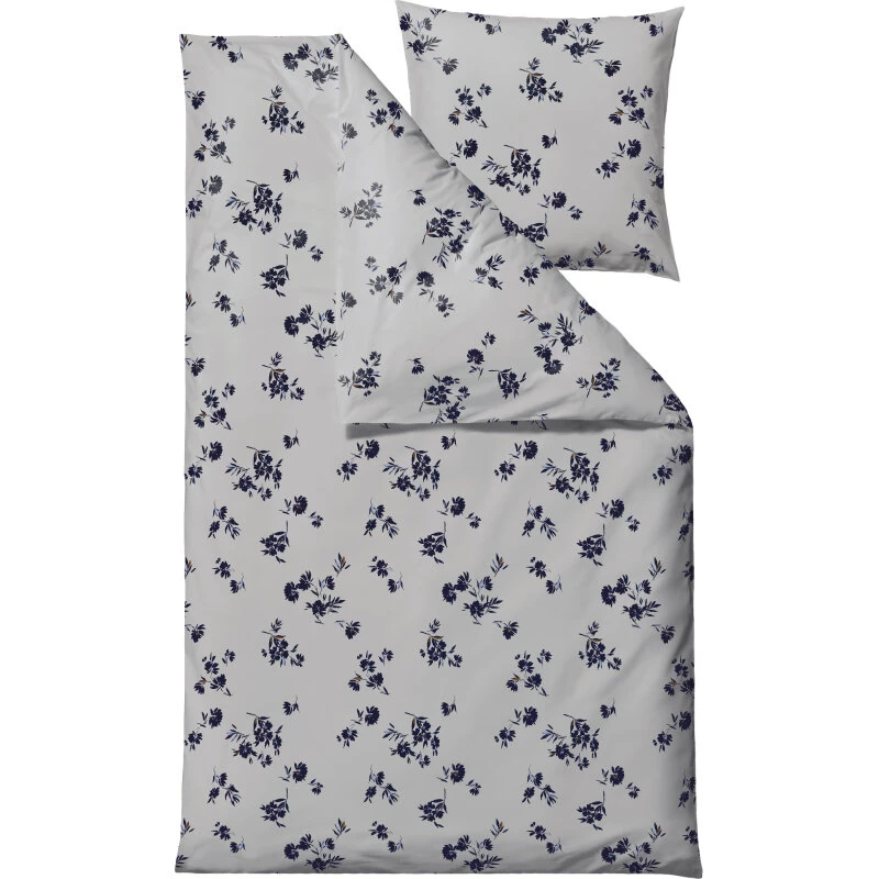 Södahl Silhouette sengetøj 140x220 cm, Cloud Grey