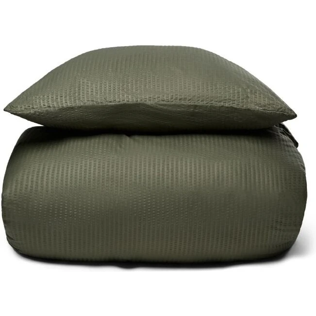 IN Style Bæk og Bølge sengetøj 140x200 cm – Grøn microfiber
