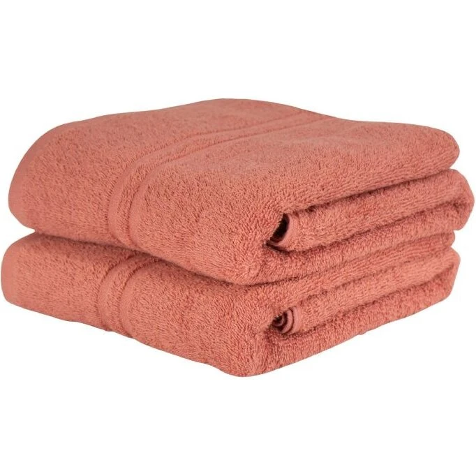 IN Style Gæstehåndklæde 30x50 cm Coral – 100% bomuld