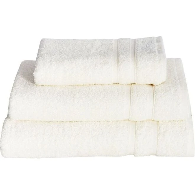 Borg Living badelagen 100x150 cm – Hvid 100% bomuld