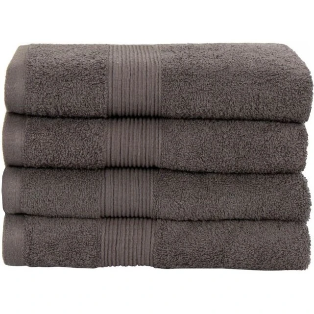 Nordstrand Home Håndklæde 50x100 cm, Grå - 100% bomuld 500 g/m²