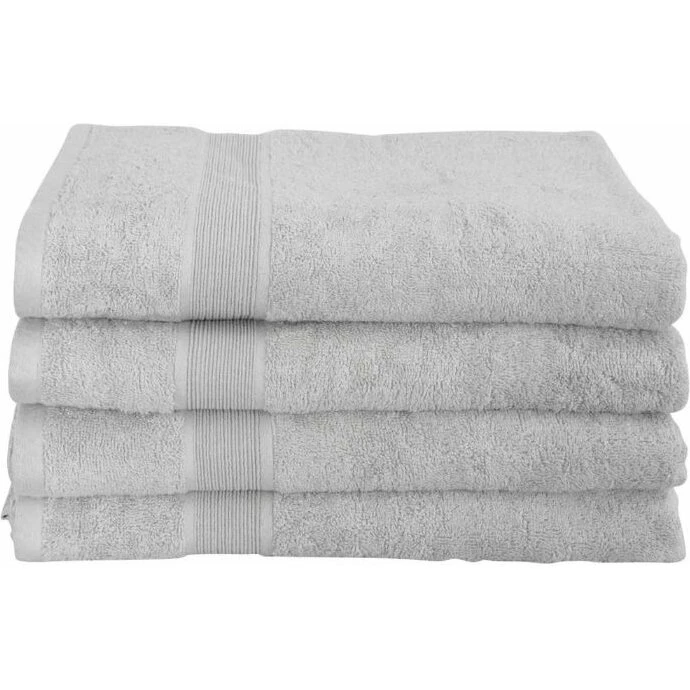 Excellent By Borg Bambus-badehåndklæde 70x140 cm - Lys grå (60/40)