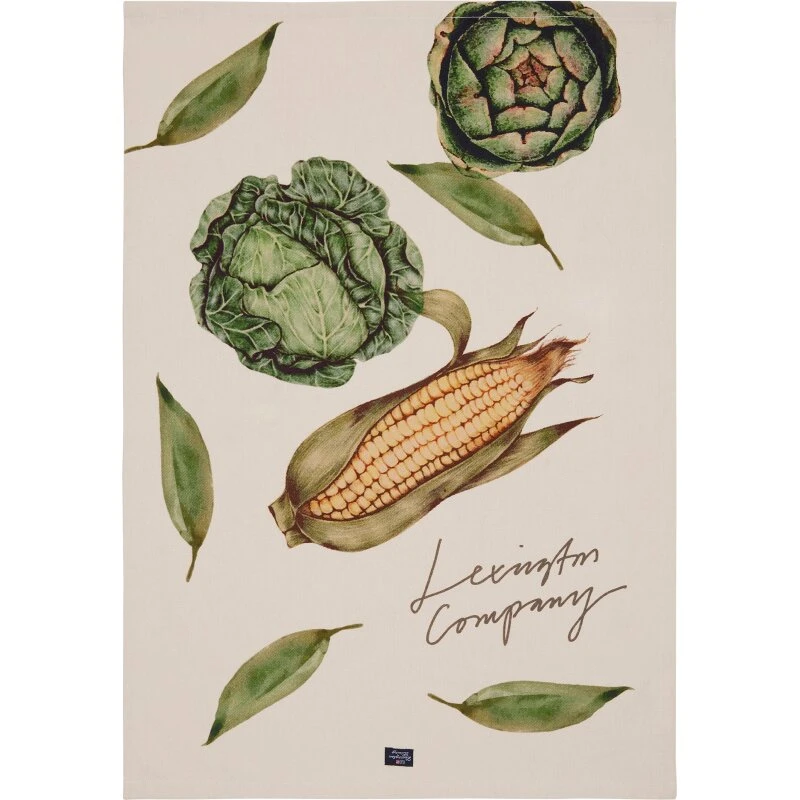 Lexington An Ode to Fall viskestykke - Hvid/Oliven