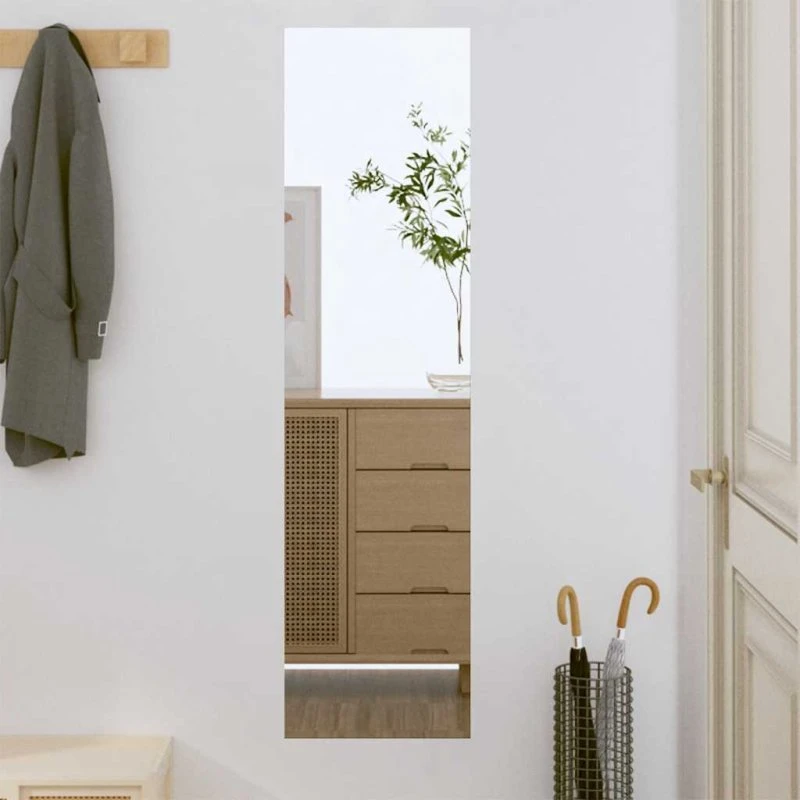 Vægspejl 30x100 cm rektangulært - klart glas