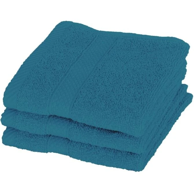 Egeria Vaskeklud Diamant 30x30 cm – Petrol, 100% bomuld