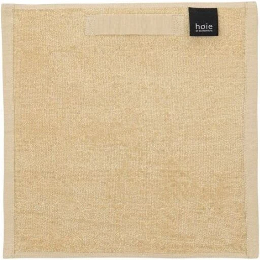 Høie Everyday vaskeklud 30x30 cm - Dus gul (Økologisk)