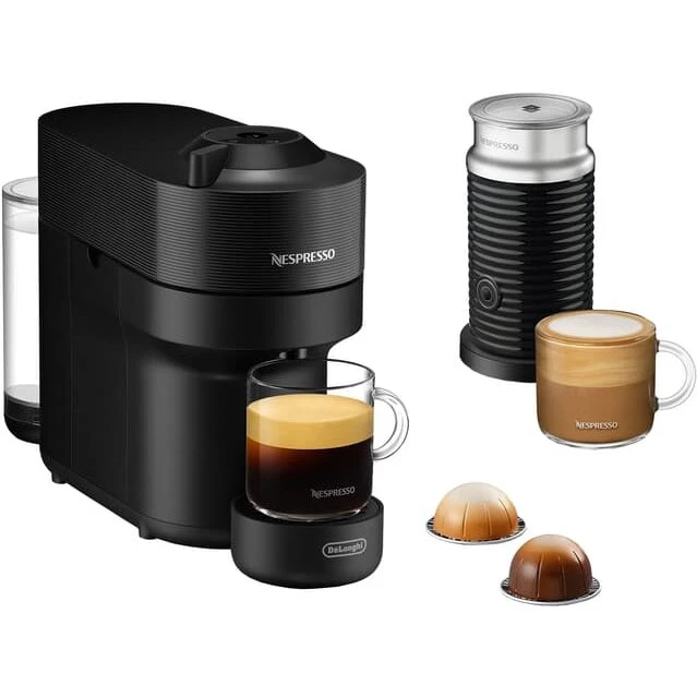 Nespresso De'Longhi Vertuo POP ENV90.BAE kapselmaskine + mælkeskummer