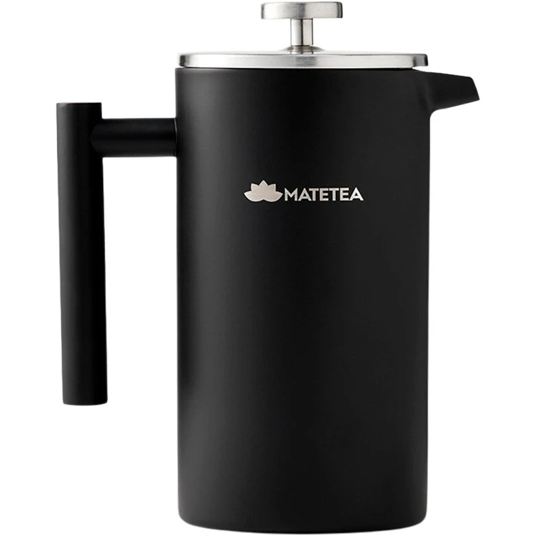 Matetea Stempelkande 1 L – Mat-sort, dobbelte rustfri vægge