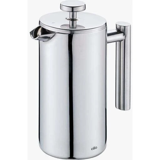 Cilio Sara stempelkande, rustfrit stål 6 kopper (0,7 L)