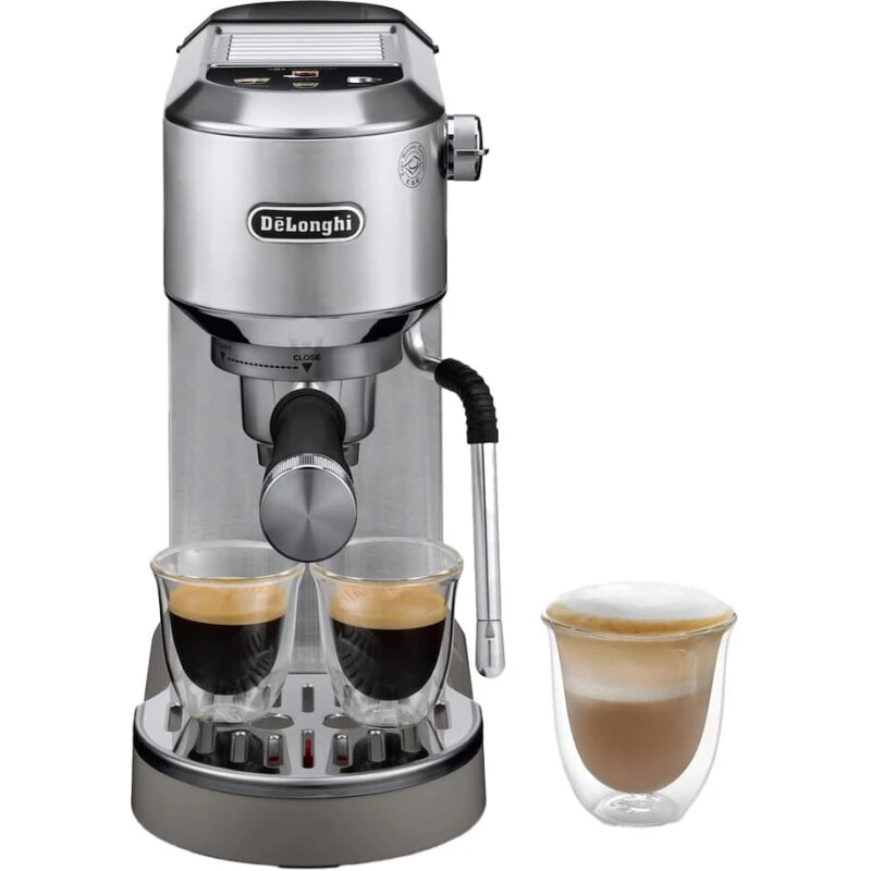 De'Longhi Dedica EC890.M manuel espressomaskine, sølv
