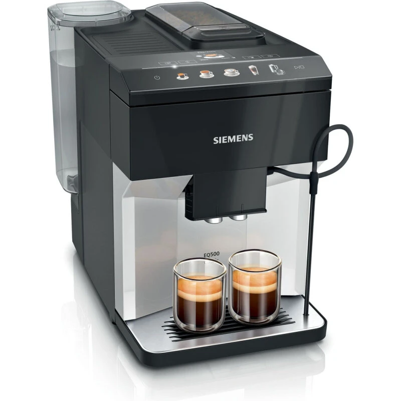 Siemens TP511 D01 EQ.500 Classic espressomaskine (sort/sølv)