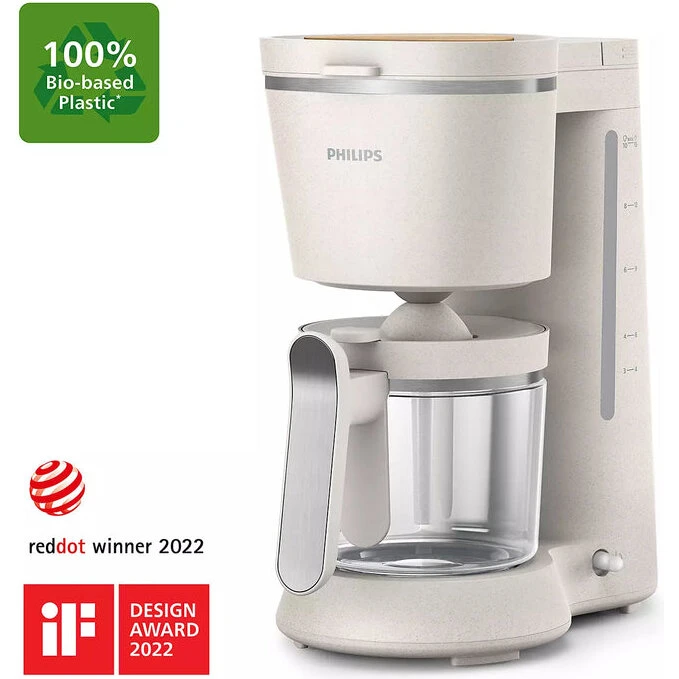 Philips HD5120/00 Eco Conscious filterkaffemaskine, 1,2 l, hvid