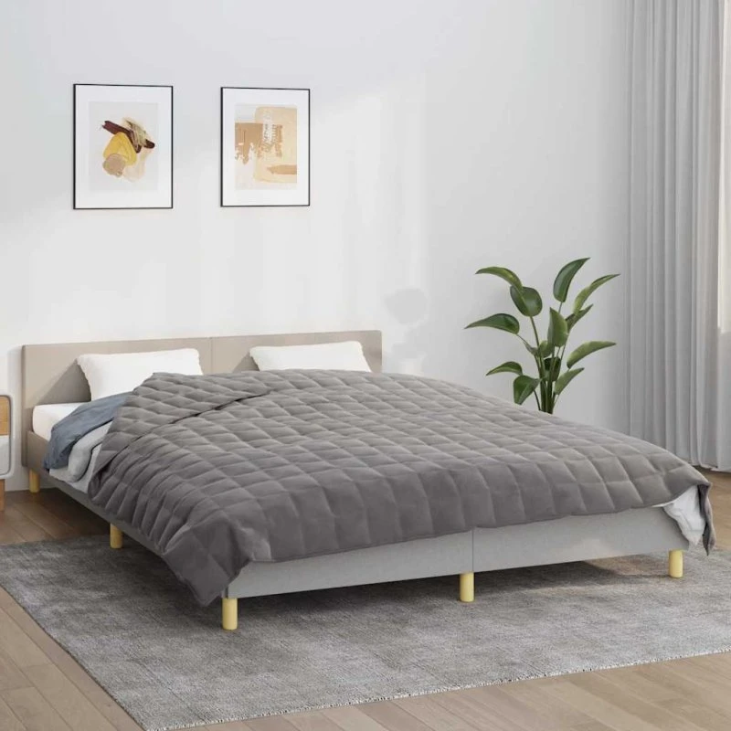 Tyngdetæppe 200x225 cm 13 kg - Grå