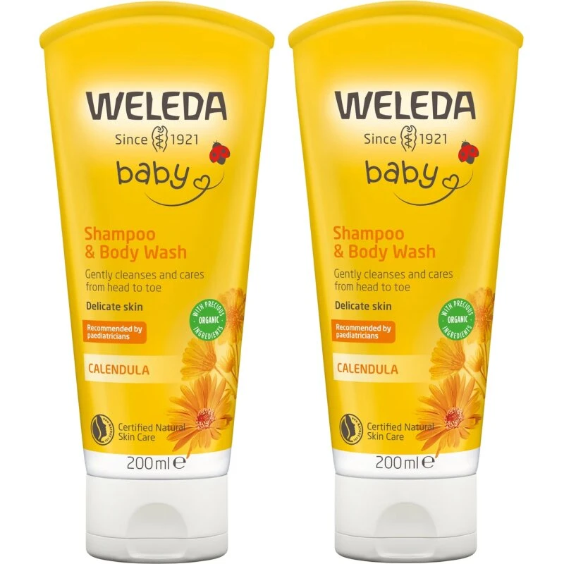 Weleda Calendula Shampoo & Body Wash 200 ml