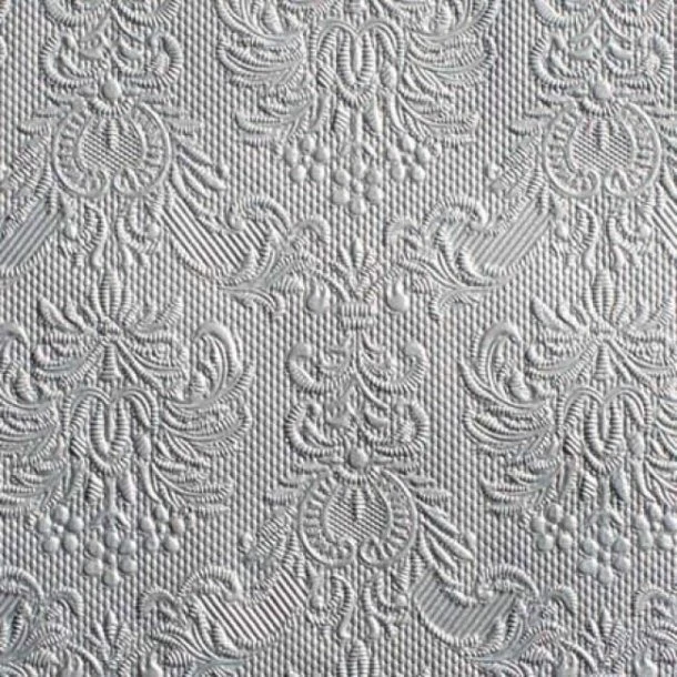 Ambiente Elegance Middagsservietter Silver 40x40 cm, 15 stk