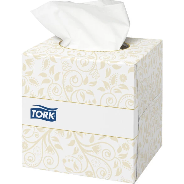 Tork Extra Soft ansigtsservietter 100 ark/pak, 30 pak/kar